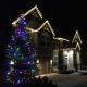 Home holiday light installation project in Bend, OR